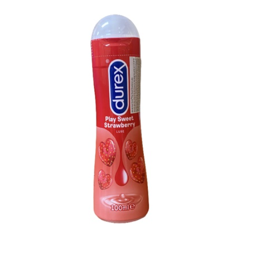  Gel bôi trơn Durex Play Strawberry 100ml - Hương dâu - 100% Hàng chính hãng