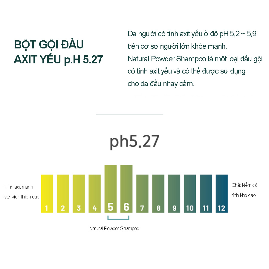 Bột gội đầu Le Nouvou Natural Powder Shampoo