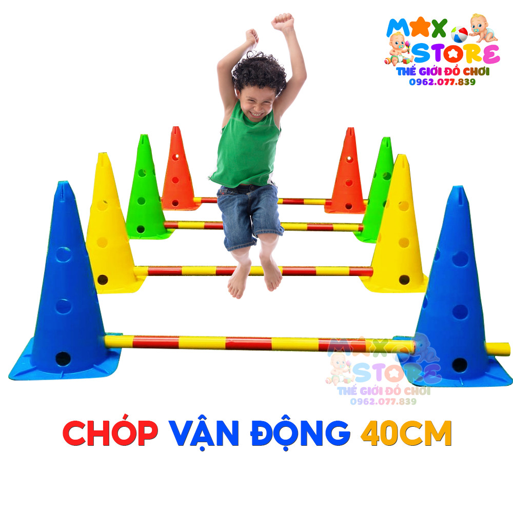 Đồ Chơi Thể Dục - Chóp vận động 40cm bằng nhựa dẻo khối mầm non