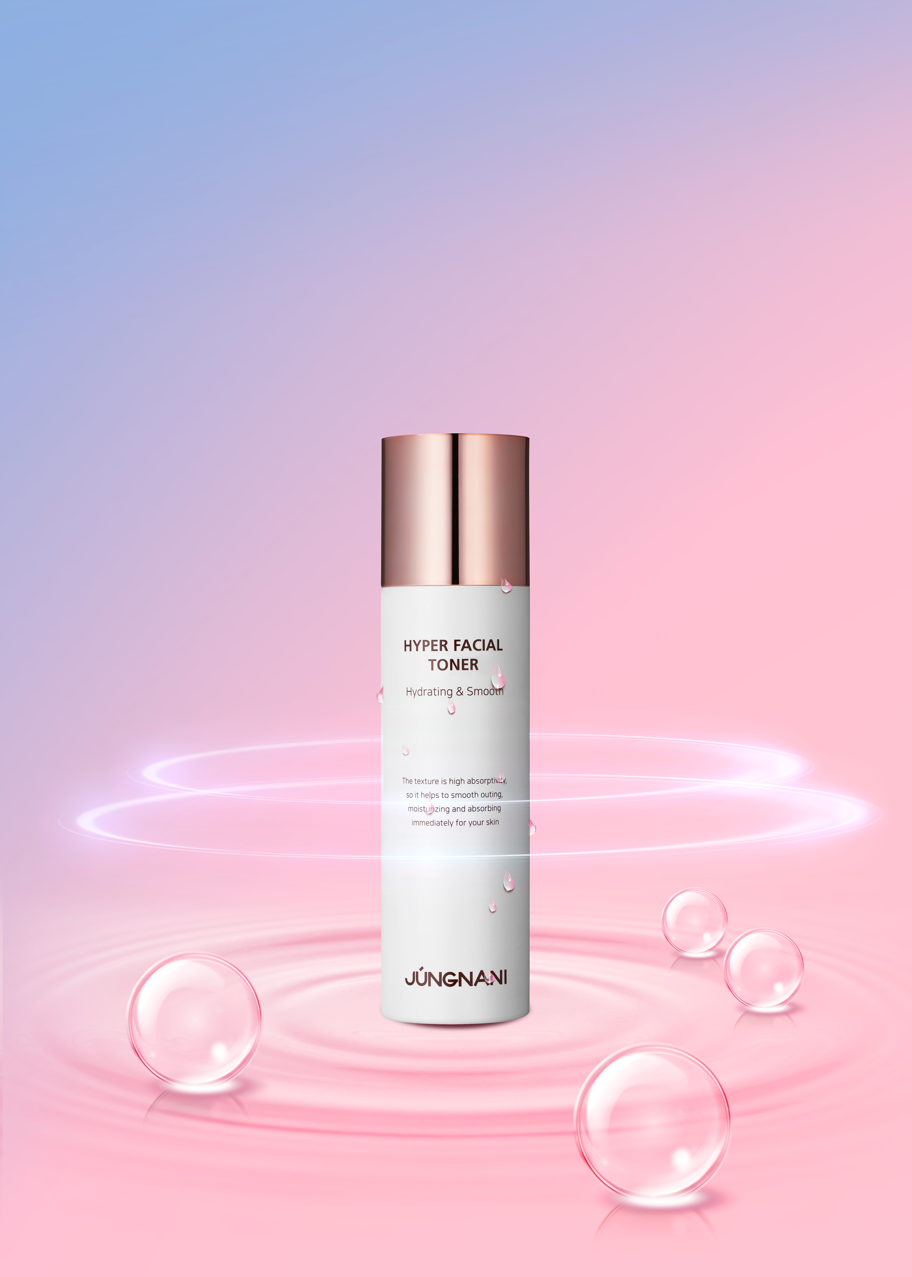 Nước hoa hồng JUNGNANI Toner Hàn Quốc giúp dưỡng trắng, cấp ẩm cho mọi loại da 120ML(Toner)