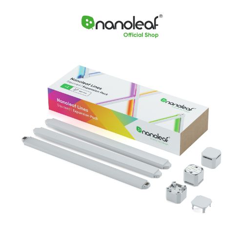 Đèn LED RGB lắp ghép thông minh Nanoleaf Lines Squared 3 thanh đèn ( Bộ mở rộng )