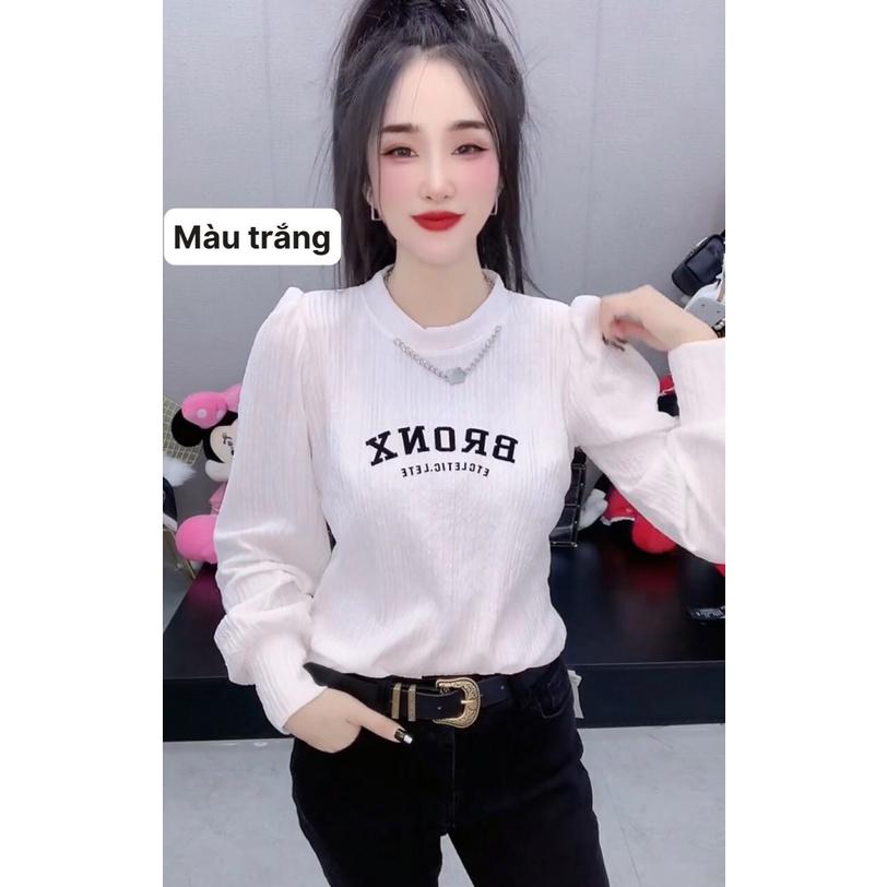 Áo kiểu nữ dài tay thu đông kiểu dáng thời trang