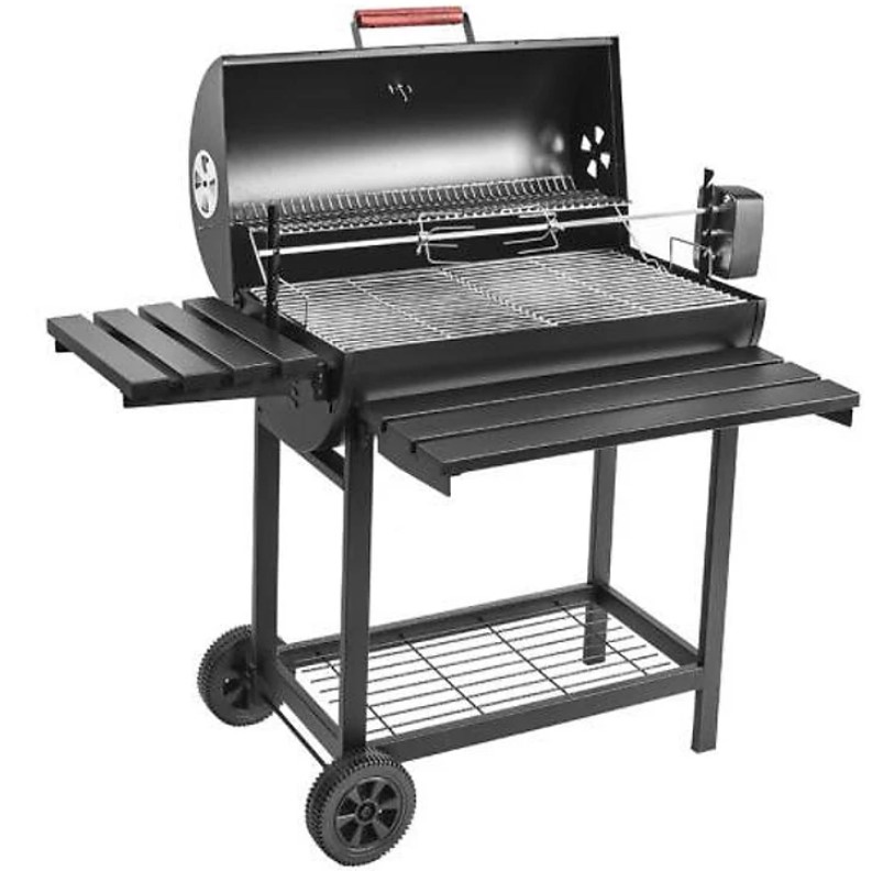Bếp Nướng Than Hoa Sân Vườn Cao Cấp BBQ05 Có Moto Xoay, BH 12 Tháng