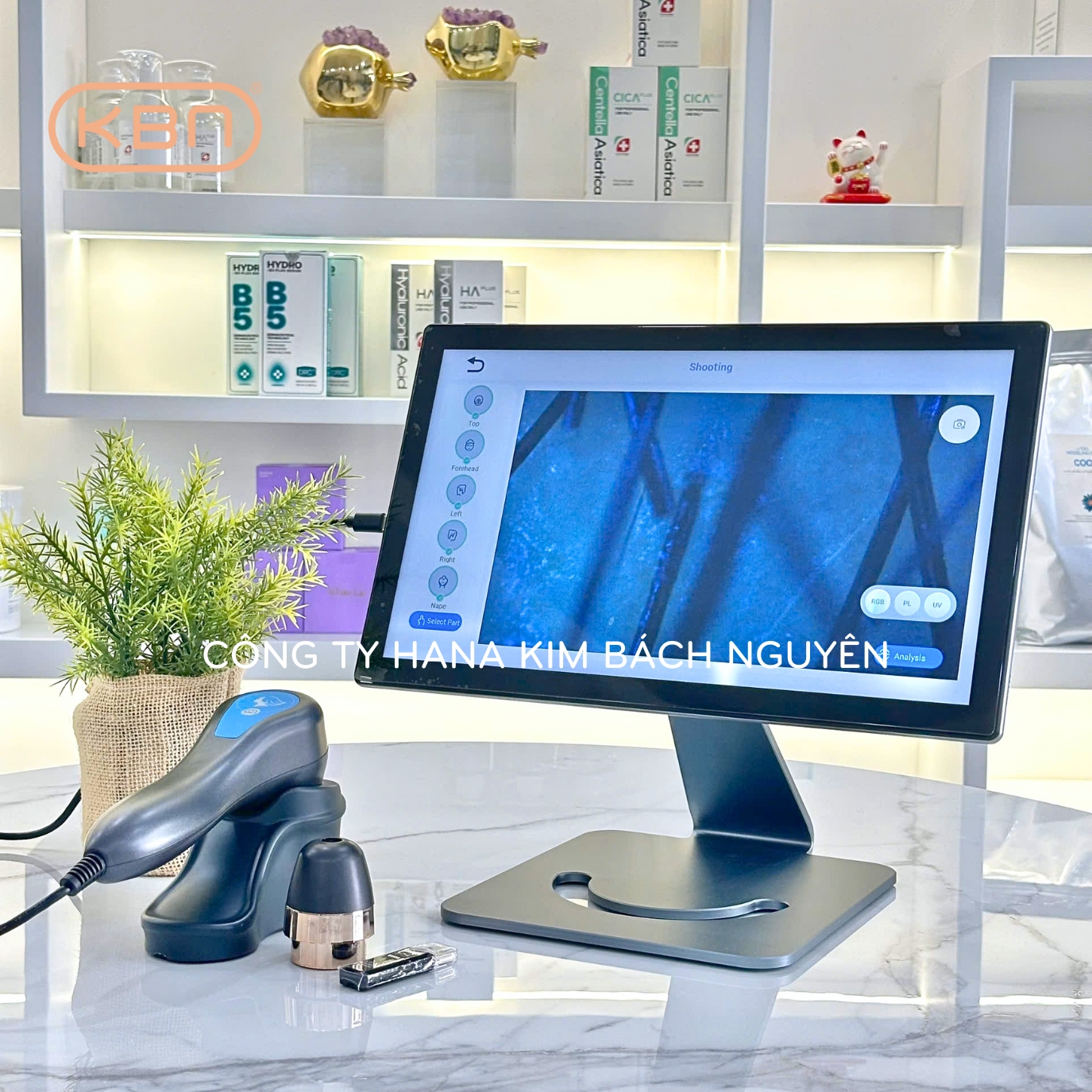 Máy phân tích da đầu và tóc AI Smart Chính Hãng