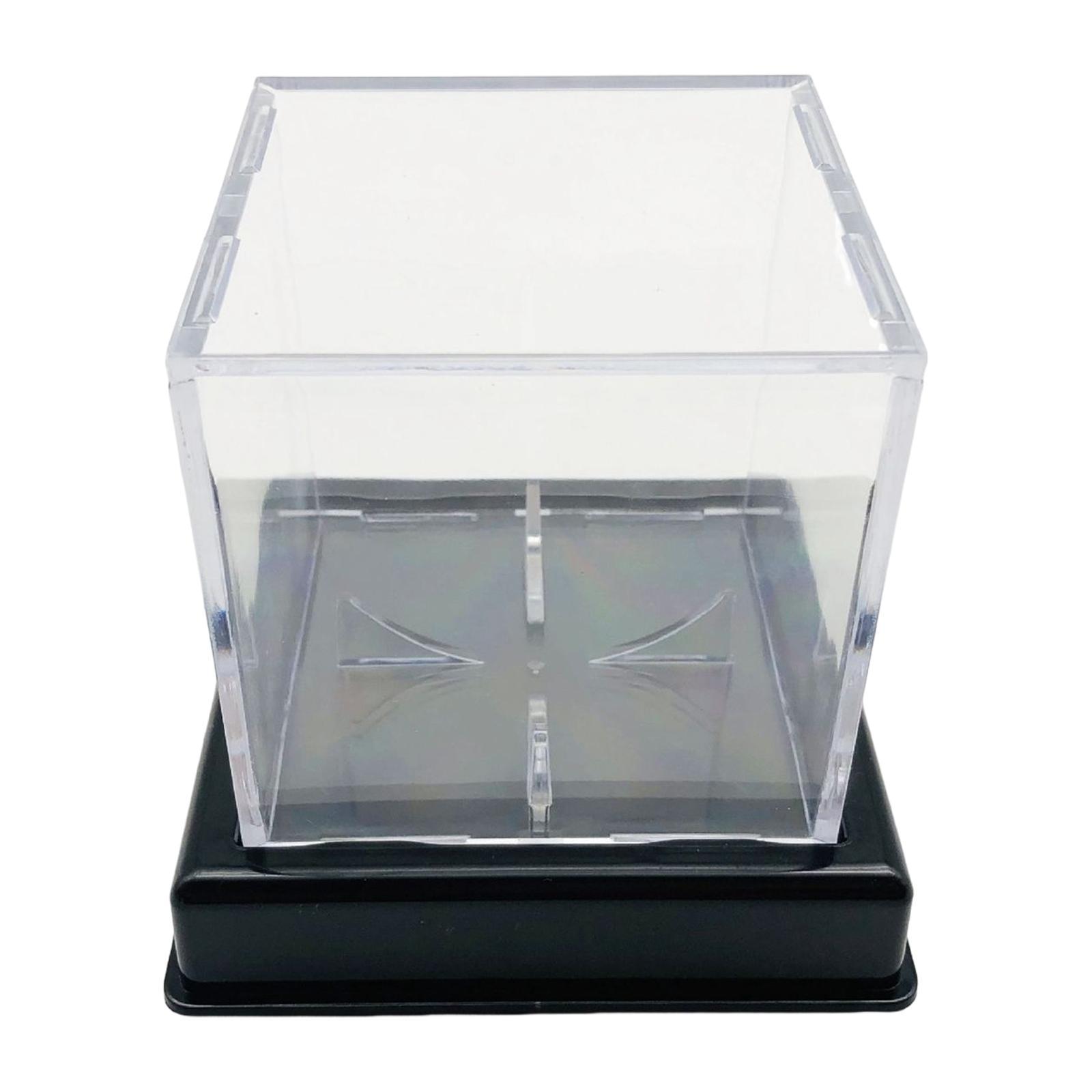 2Pcs Acrylic Baseball Holder Visual Collector for Restaurant