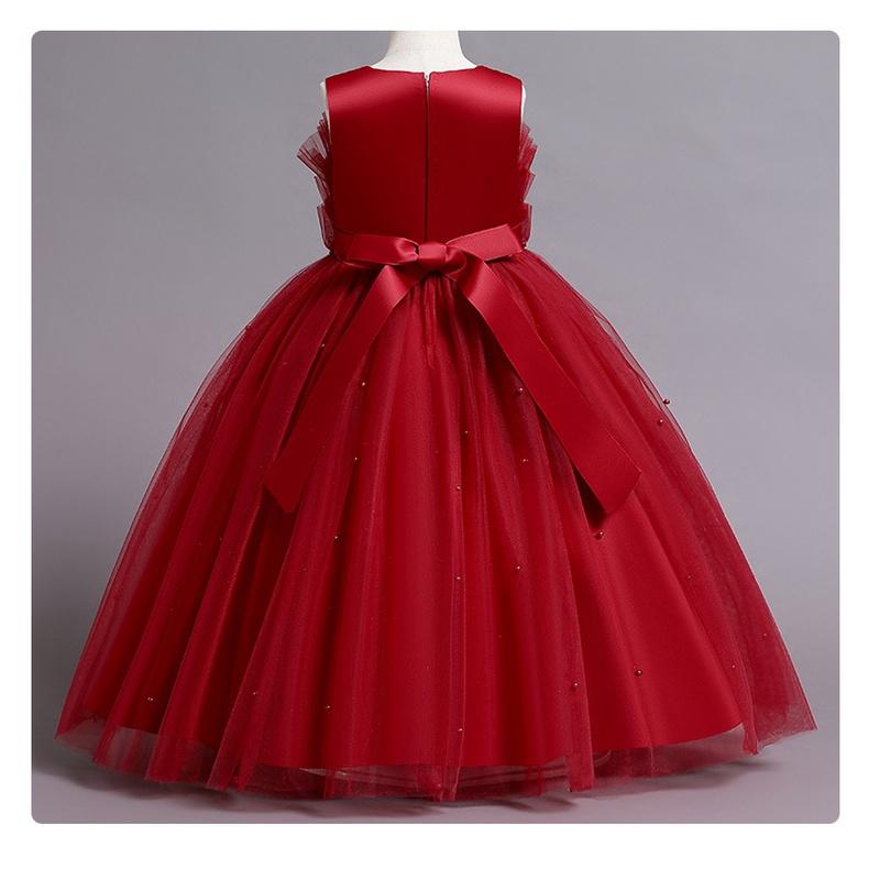 DC3 Size110-160 (13-40kg) Đầm công chúa cao cấp (Đầm voan xoè 3 tầng vải lụa dự tiệc đám cưới) hàng quảng châu