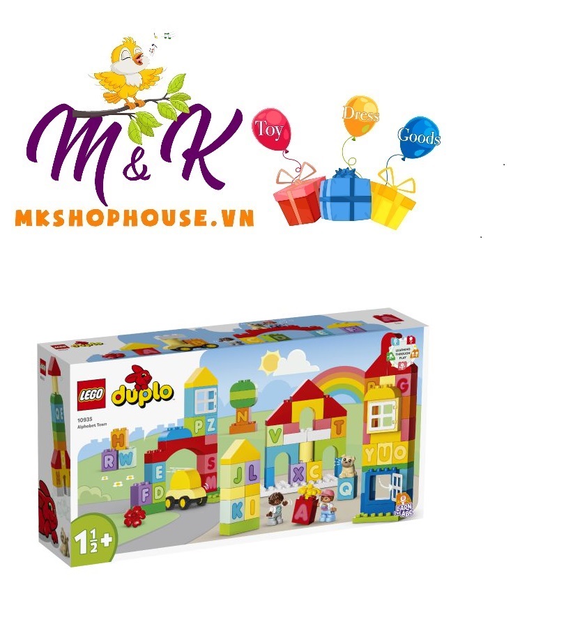 Đồ Chơi Lắp Ráp LEGO Duplo Ngôi Nhà Bảng Chữ Cái 10935