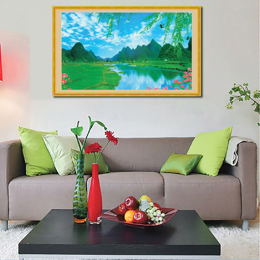 Tranh Nghệ Thuật Phong Thủy Q12K-ZTH