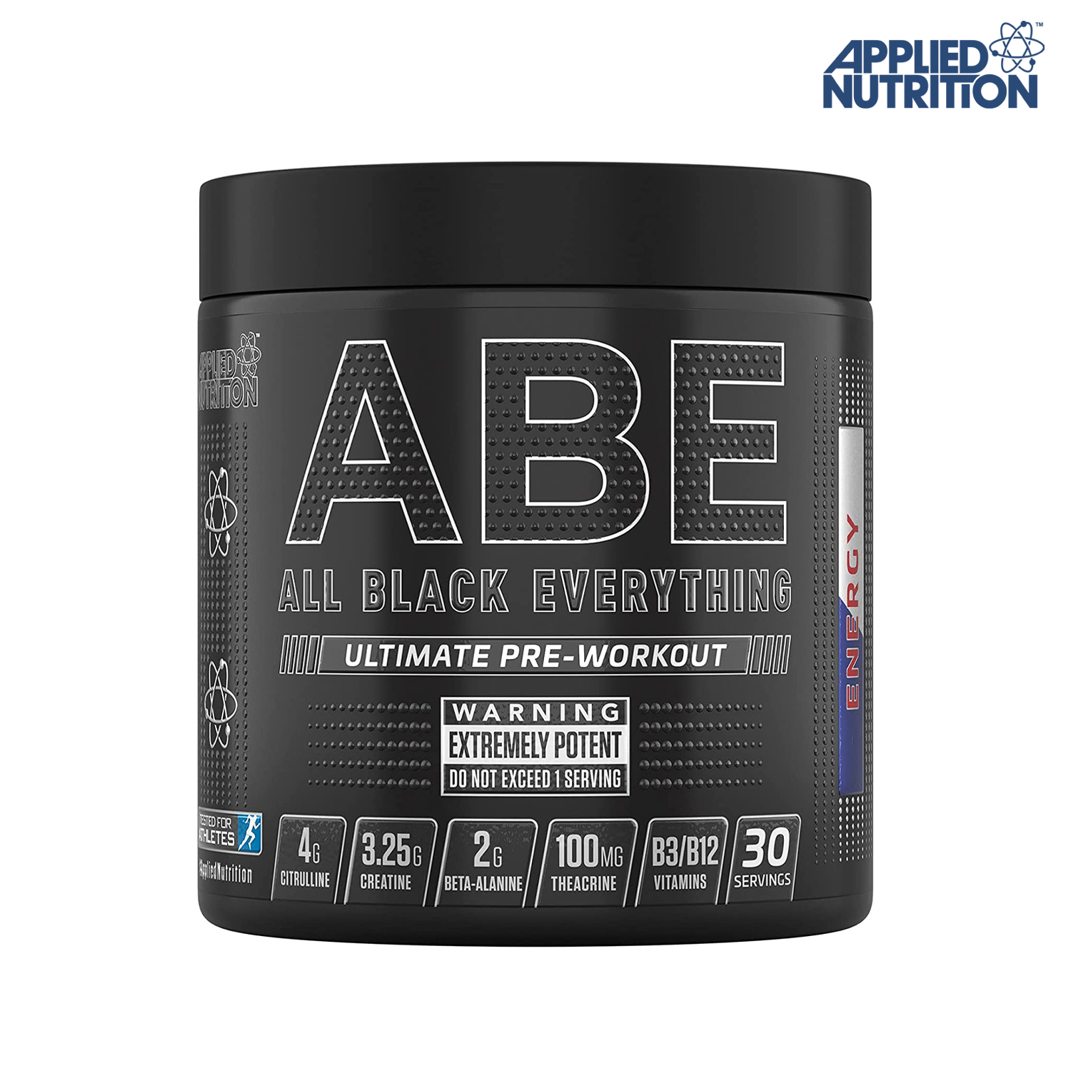 Pre-Workout Abe 30 Lần Dùng Hỗ Trợ Tăng Sức Mạnh Tăng Năng Lượng Trong Quá Trình Tăng Cơ Giảm Mỡ APPLIED NUTRITION - Energy Flavor
