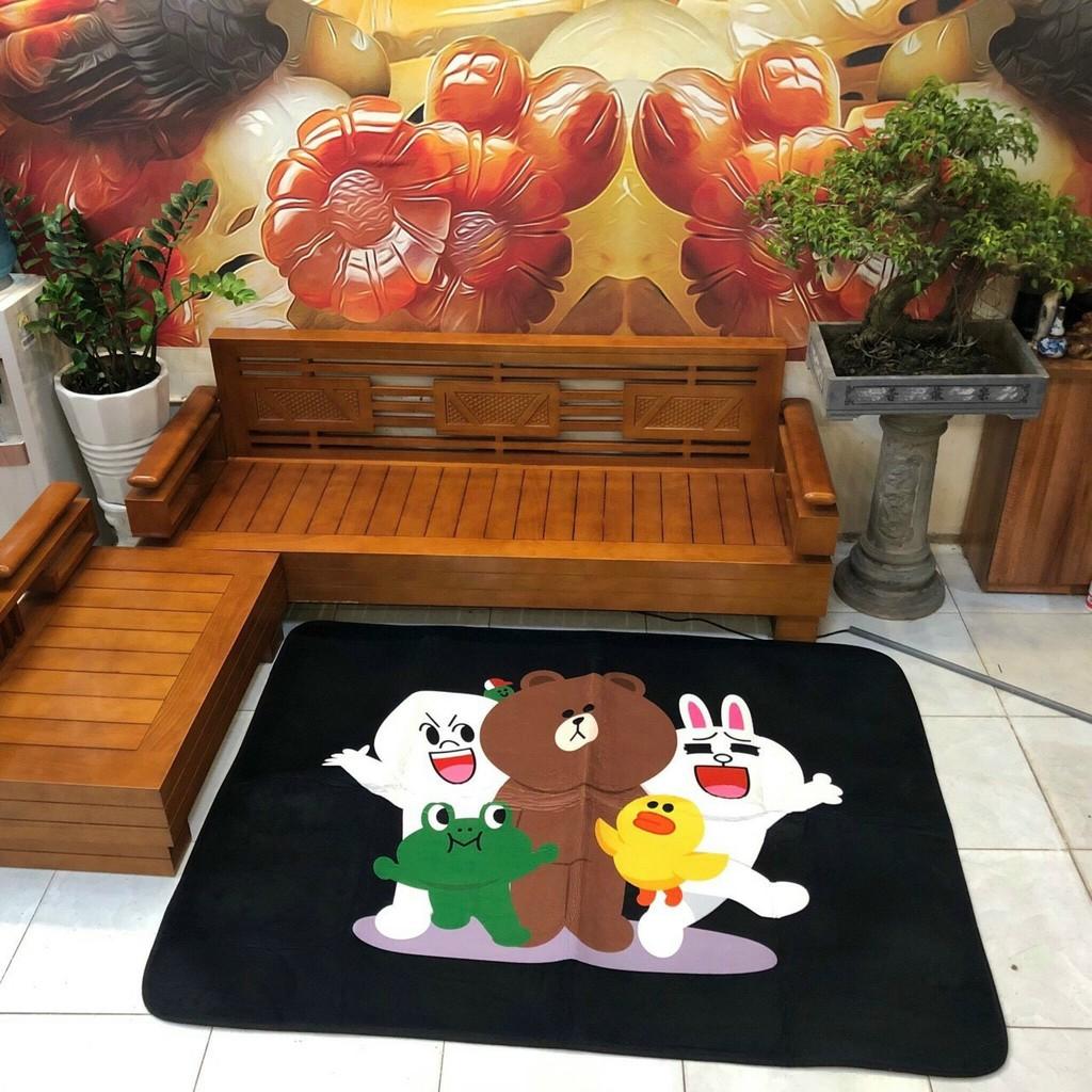 THẢM TRẢI SÀN CAO CẤP MẪU 5D CHO BÉ THẢM NỈ NHUNG