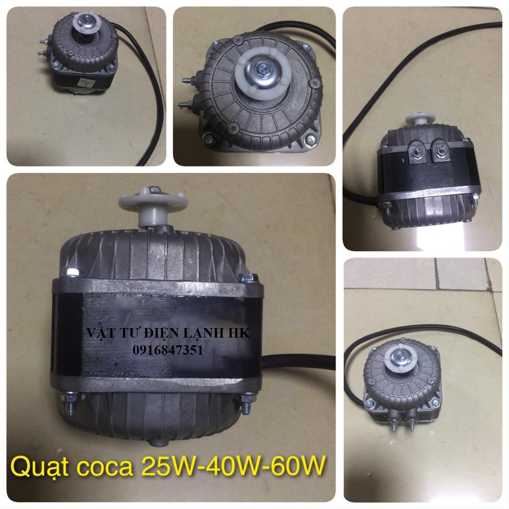 Motor động cơ Quạt tủ mát Coca 25w 40W 60W dùng tản nhiệt cho tủ cocacola (chọn đúng công suất khi đặt hàng