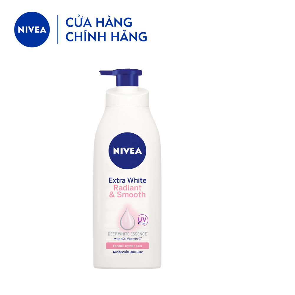 Sữa Dưỡng Thể NIVEA Extra White Dưỡng Sáng Da | Mịn Da (350 ml)