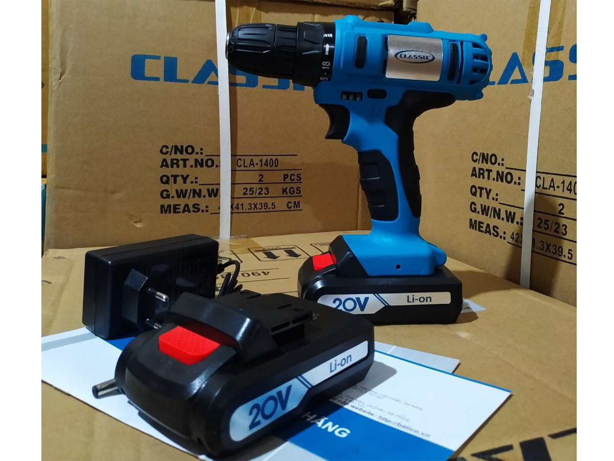 MÁY KHOAN PIN CLASSIC CLA-20VA - HÀNG CHÍNH HÃNG