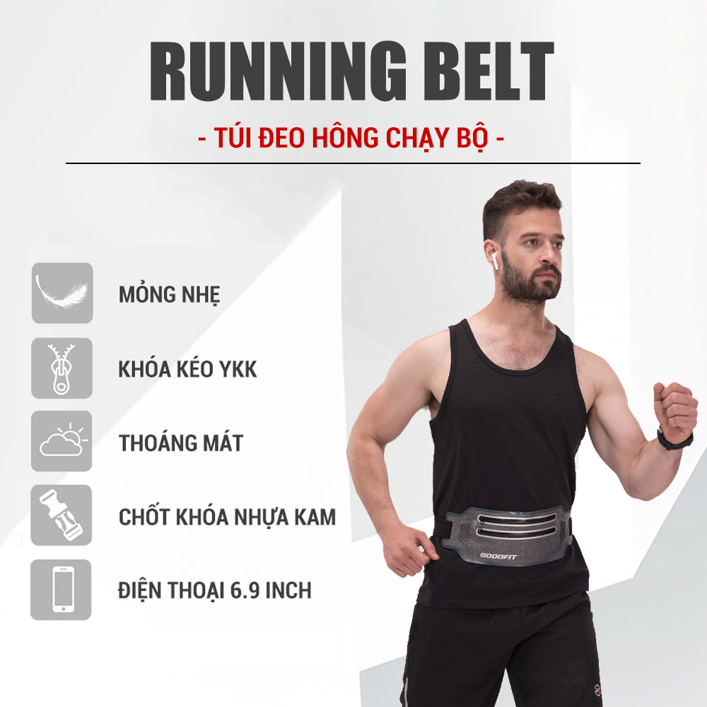 Túi đeo hông chạy bộ GoodFit GF101RB