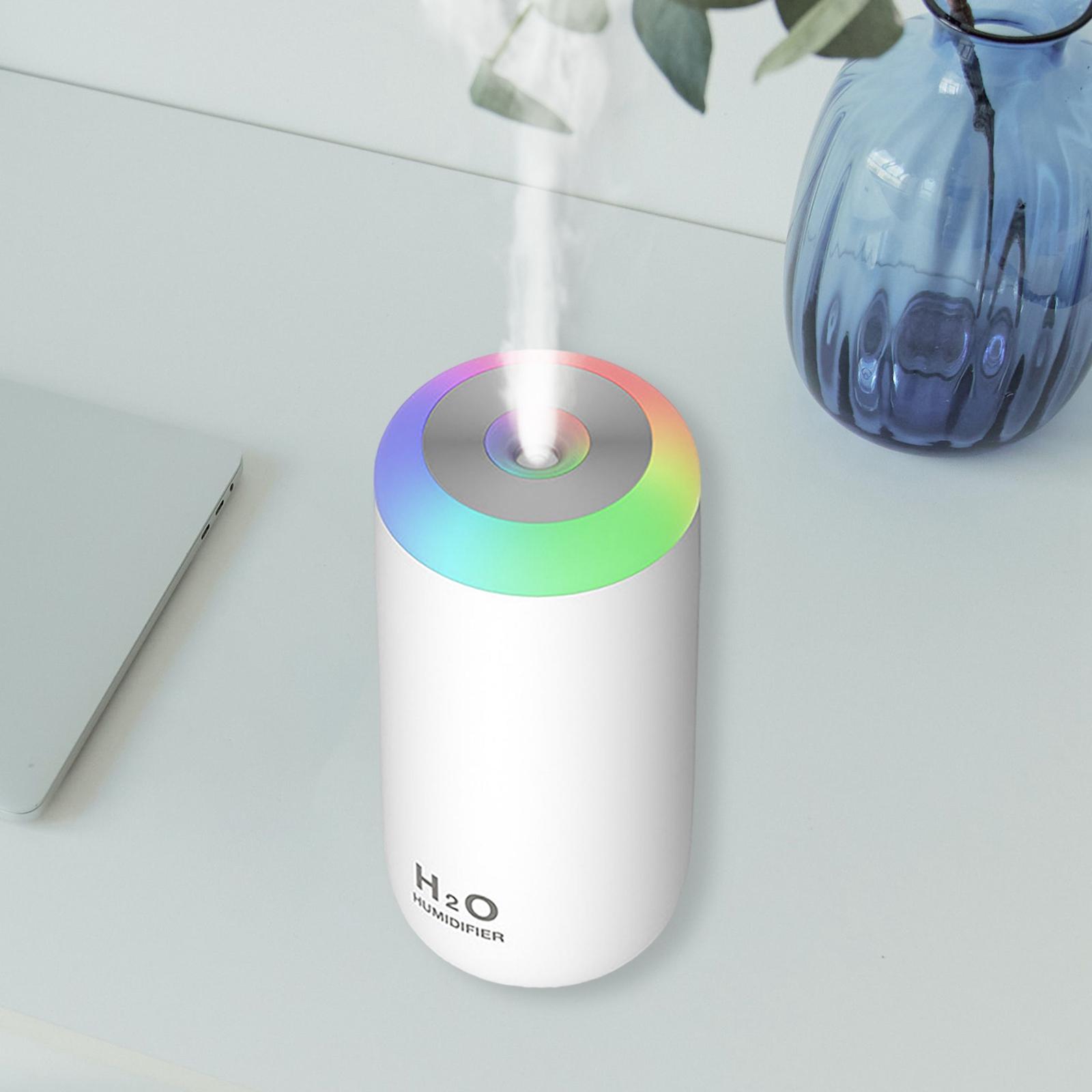 Mini Humidifier 2 Mist Modes Air Humidifier with LED Night Lamp Mist Humidifier for Car Travel