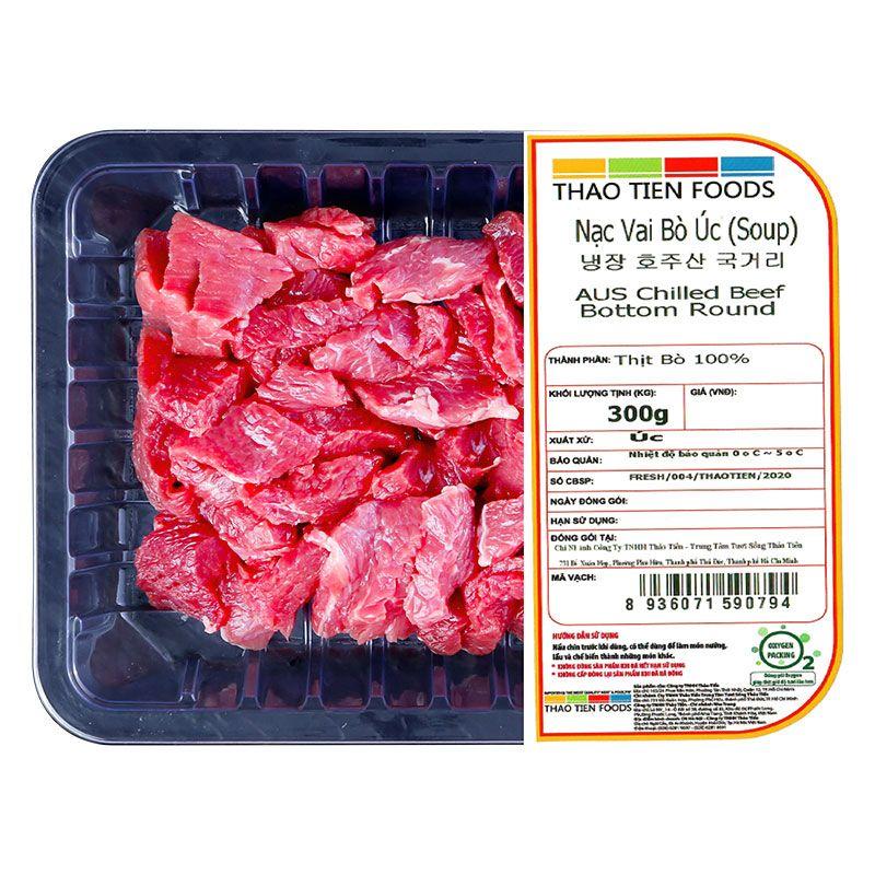 Nạc vai bò Úc Thảo Tiến khay 300g Soup-8936071590794