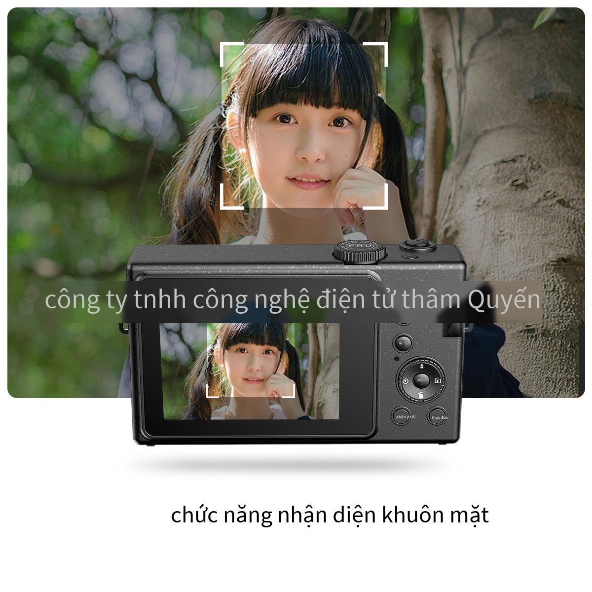 Khuyến mại mới 3.0 inch COMS độ nét cao máy ảnh kỹ thuật số máy quay video máy ảnh sinh viên chống rung du lịch máy ảnh di động