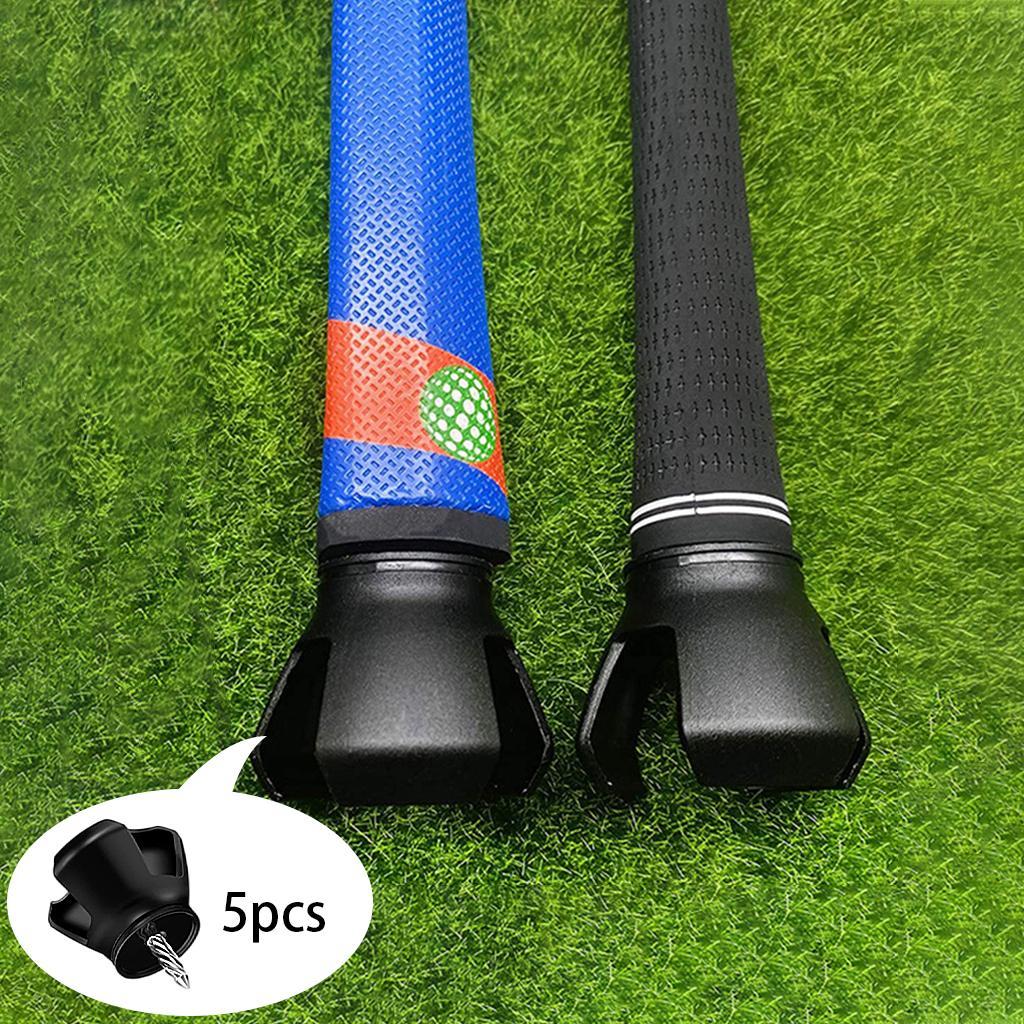 3xGolf Ball Pick-up 3-Prong Suction Cup Putter Tool for Putter Grip 5 pieces