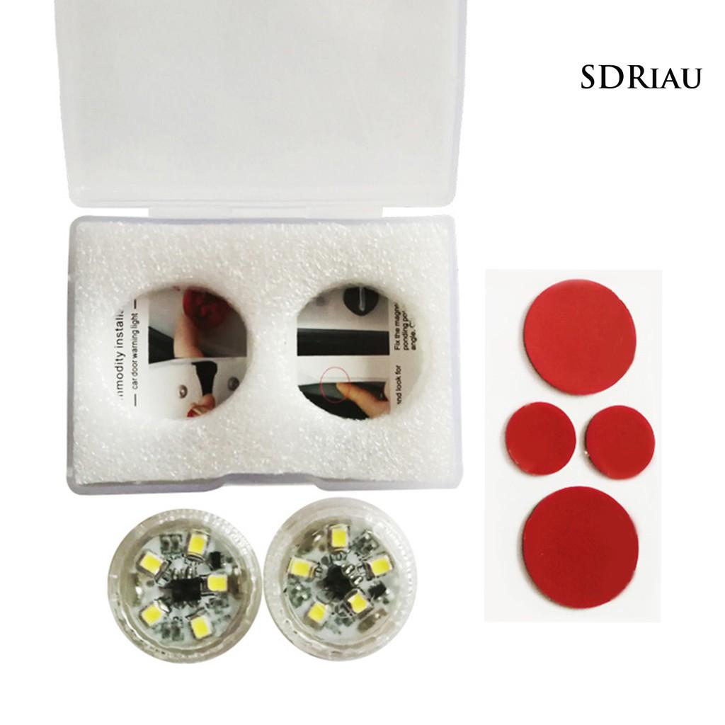 Bộ 2 Đèn Led Cảnh Báo Chống Va Chạm Cho Cửa Xe Hơi 5smd