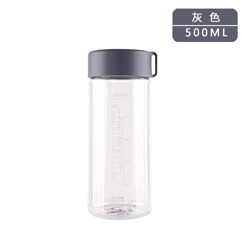 Phong cách mới nhất tiện lợi 100 cốc nhựa di động dung tích lớn đơn giản học sinh trẻ em cốc nước quà tặng cốc trong suốt