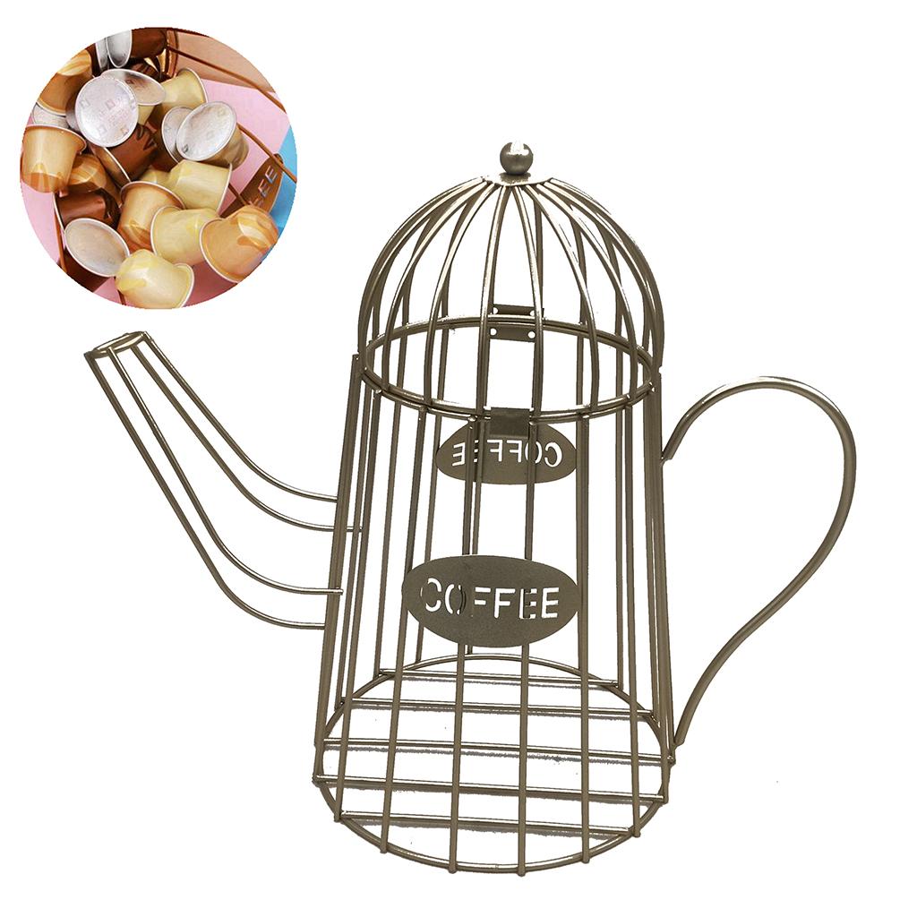 Coffee Pod Organizer Holder Capsule Storage Basket Coffee Cup Basket L