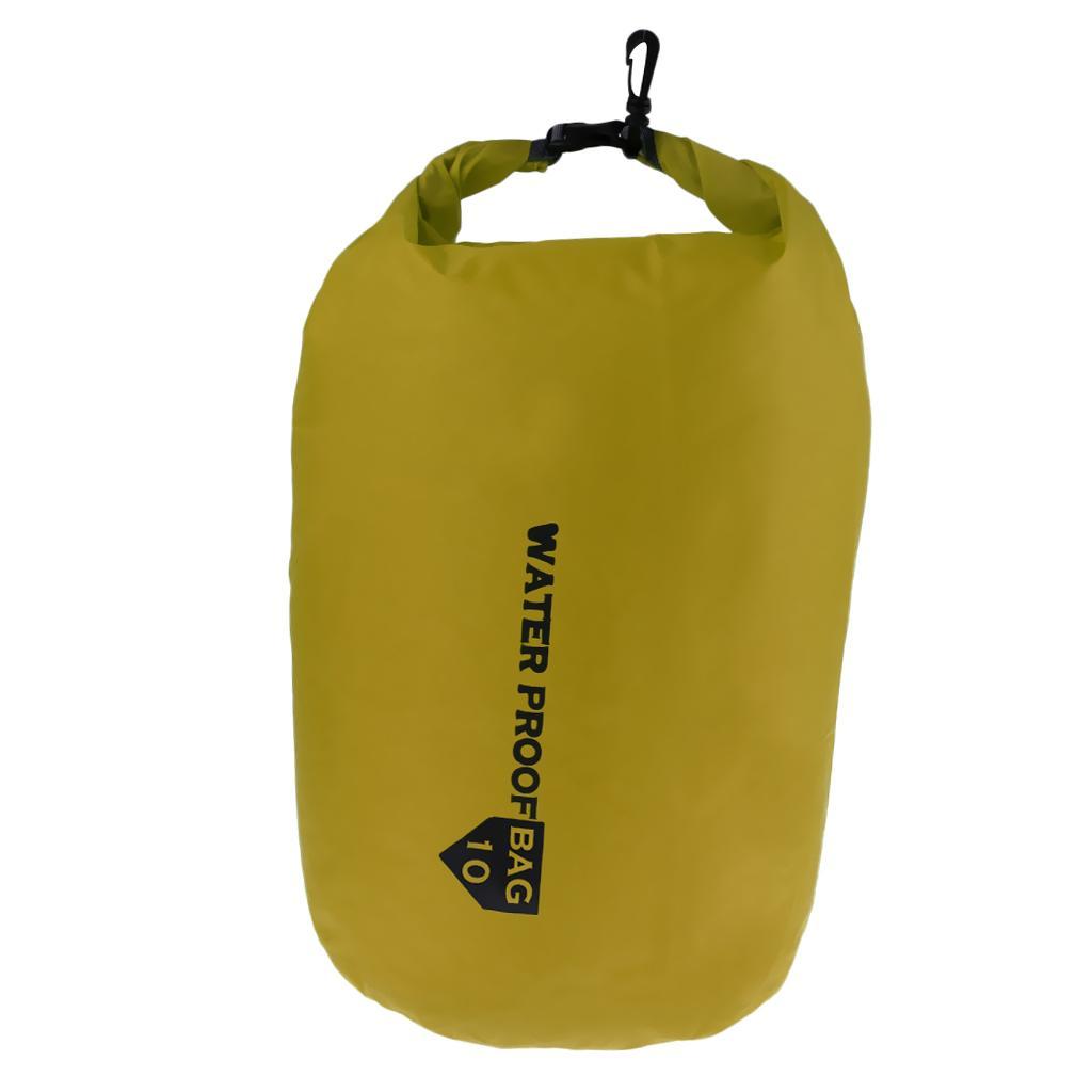 2 Pieces Waterproof Dry Bag Dry Sack For Camping Outdoor Activities 10L