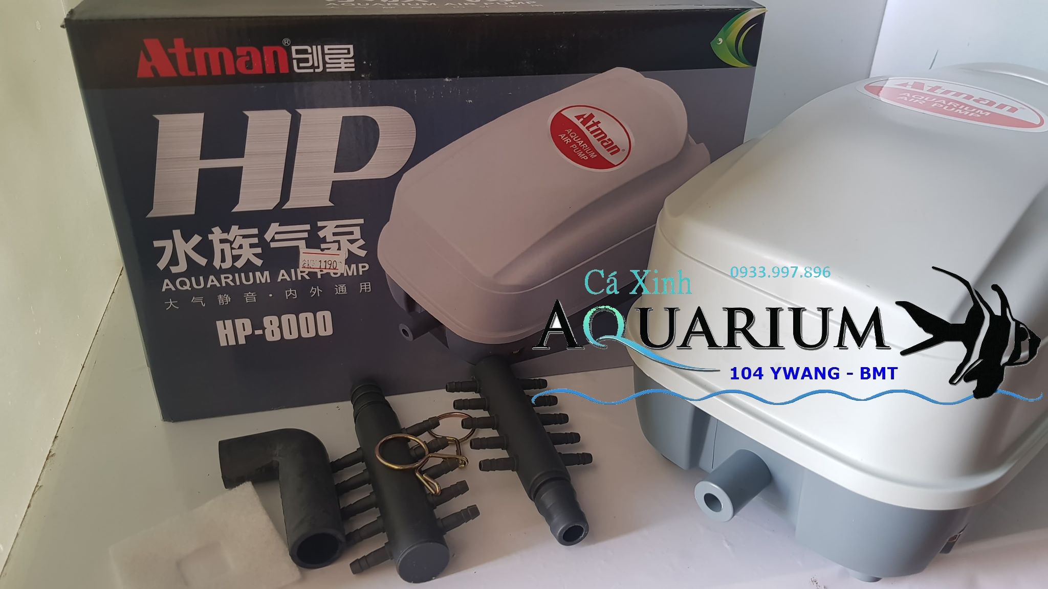 Atman HP - 8000 Máy sủi khí oxi hồ cá