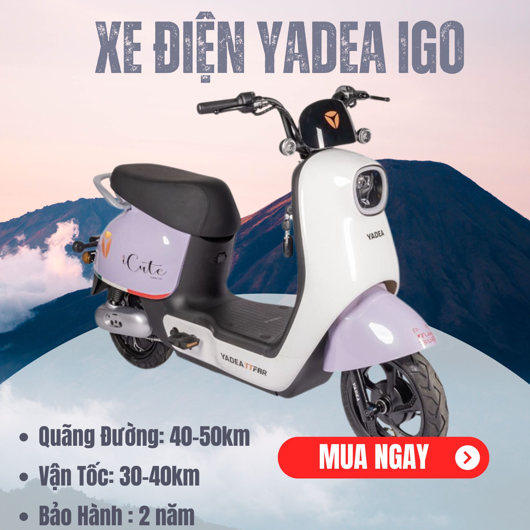 XE ĐIỆN YADEA I-CUTE