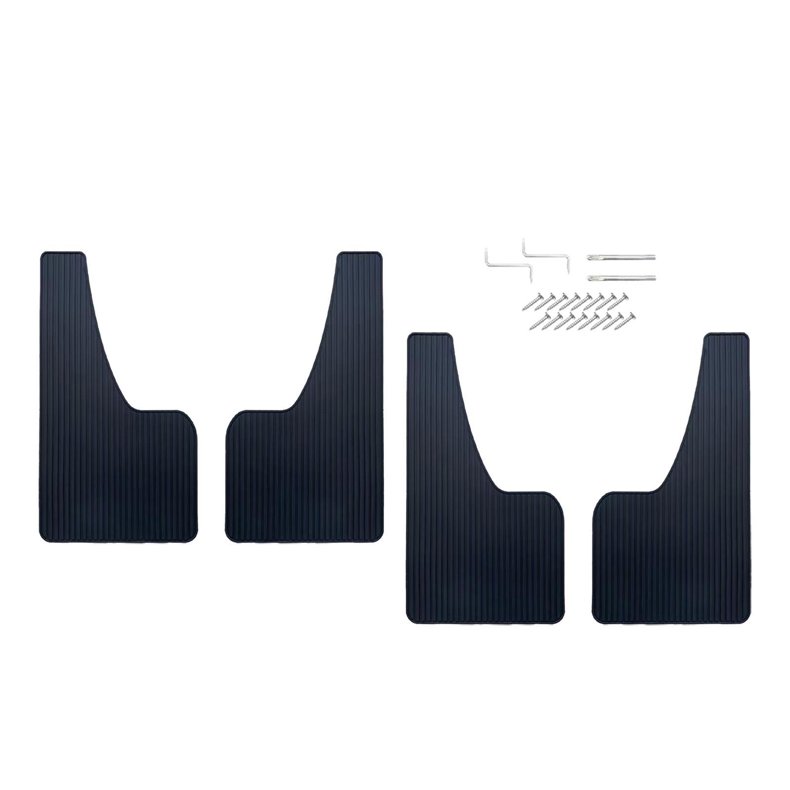 Universal Car Mud Flaps, No Collision Scratch Resistant with Hardware Tire Guard Mudflaps for Car ,Pickup ,SUV Quality