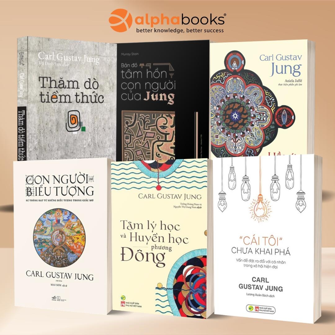 Bộ Sách Carl Jung: Hồi Ức, Giấc Mơ, Suy Ngẫm + Bản Đồ Tâm Hồn Con Người Của Jung + Con Người Và Biểu Tượng + Thăm Dò Tiềm Thức + "Cái Tôi" Chưa Khai Phá + Tâm Lý Học Và Huyền Học Phương Đông