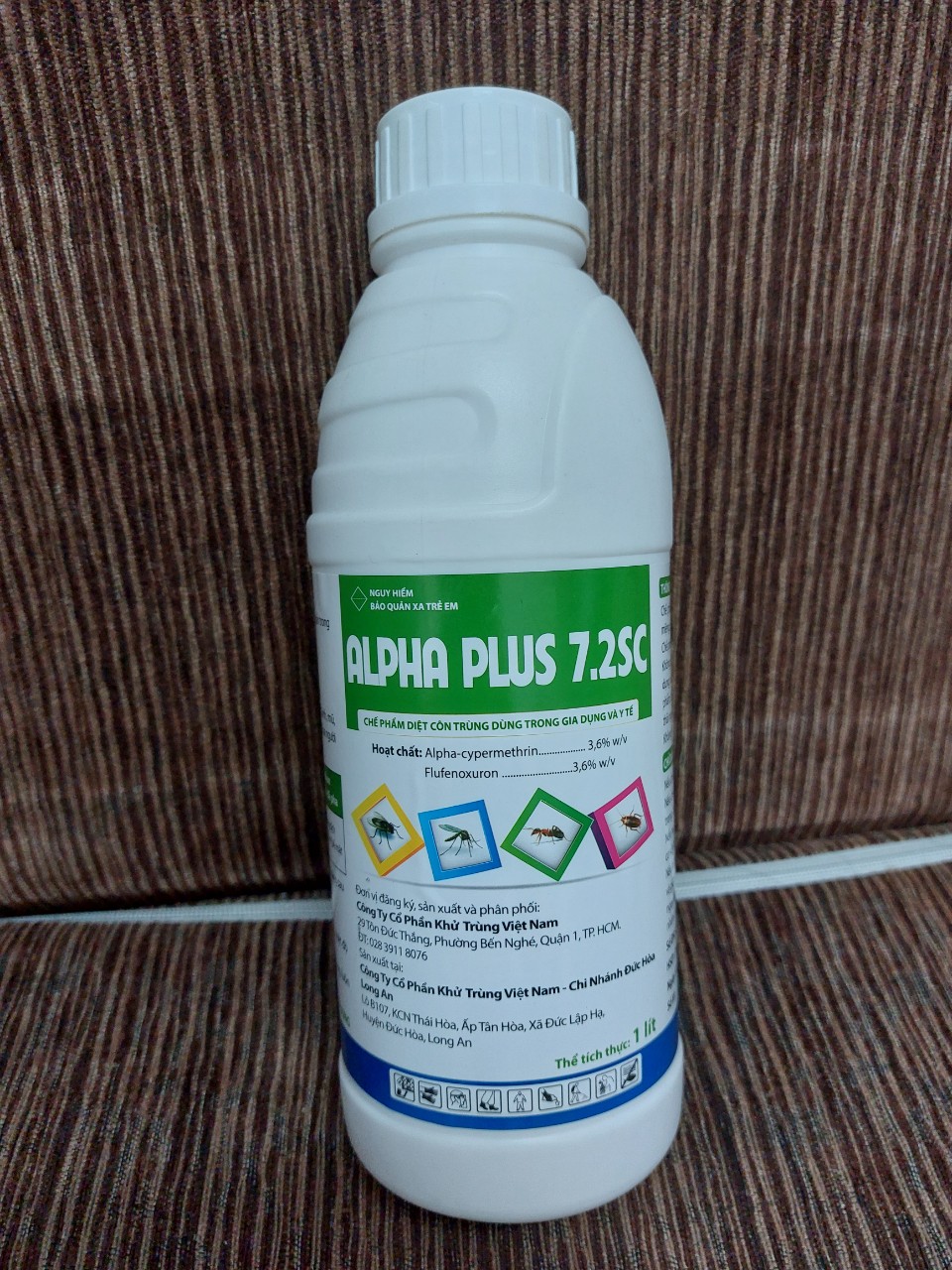 Thuốc diệt muỗi thế hệ mới không mùi ALPHA PLUS 7.2SC chai 1000ml