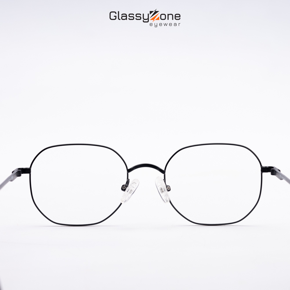 Gọng kính cận, Mắt kính giả cận kim loại Form vuông thời trang Nam Nữ Avery Felix - GlassyZone