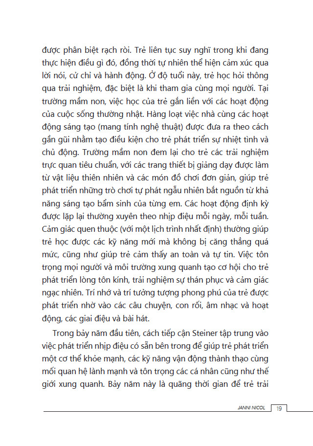 Sách Cẩm nang giáo dục mầm non theo cách tiếp cận Steiner Waldorf