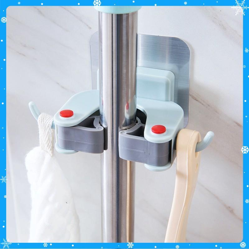 Móc dính treo chổi lau nhà tiện dụng - Hàng Chất Lượng