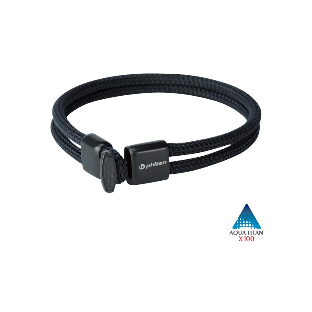 Vòng Tay Phiten Rakuwa x100 Carbon -TG635025/TG635027/TG635125/TG635127