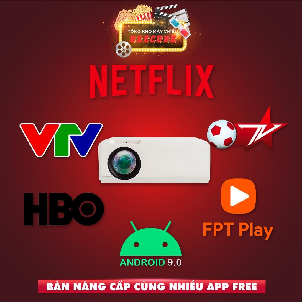 Máy Chiếu Phim Mini Beecube X1 -HD 720p - Hệ Điều Hành Android TV - Kết Nối Wifi - Bảo Hành 12 Tháng