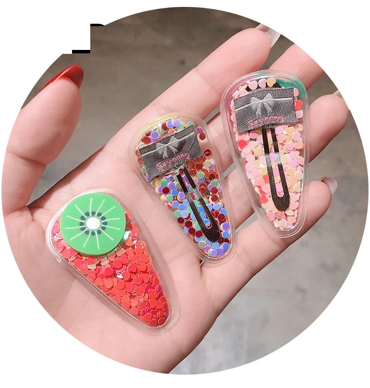 Set 5 Kẹp Tóc Hoa Quả Xinh Xắn Dành Cho Bé Gái