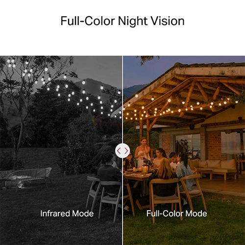 Camera ngoài trời Mercusys dành cho Outdoor Pan/Tilt Home Security Wifi 3MP 2K MC510 - Hàng chính hãng