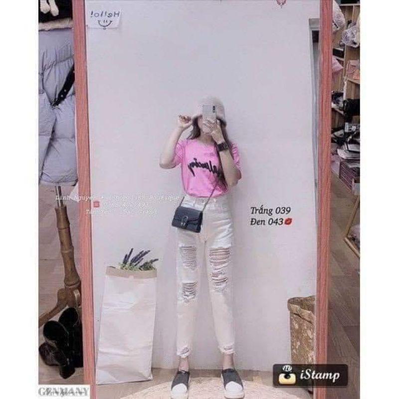 - - QUẦN BÒ DÁNG BAGGY RÁCH - - mẫu hot 2022
