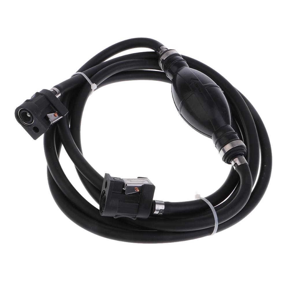 Fuel Line Hose Bulb Kit Outboard Boat Tank Connectors for Yamaha