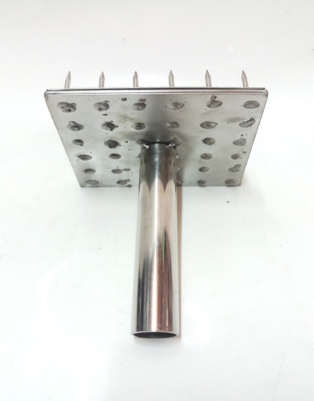 XĂM DA HEO INOX 2 LỚP VUÔNG LỚN.