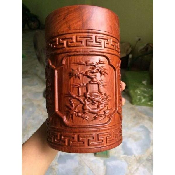 Hộp chè gỗ Hương - Đồ gỗ mỹ nghệ cao cấp