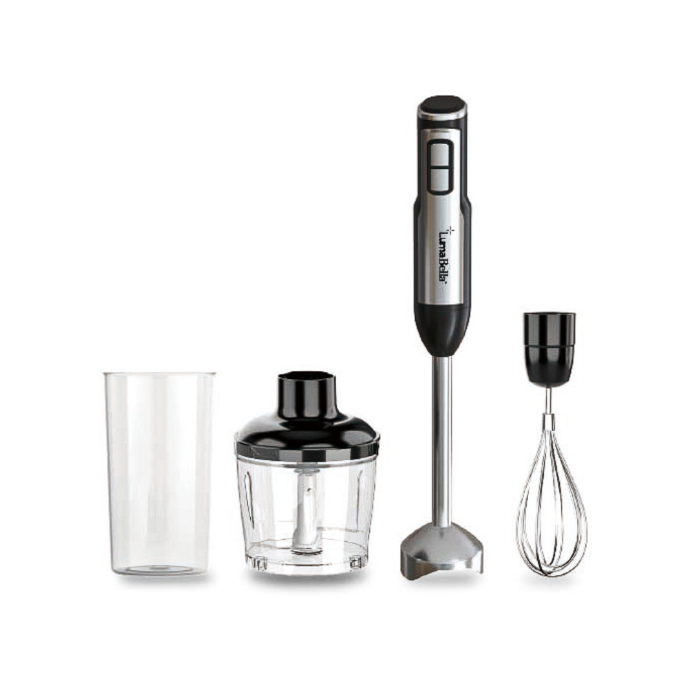 Máy xay sinh tố cầm tay Lumabella LB-52035  đa năng 4 trong 1, nhiều chức năng, công suất 1500W, xay cực khỏe - DELIYA HÀNG CHÍNH HÃNG