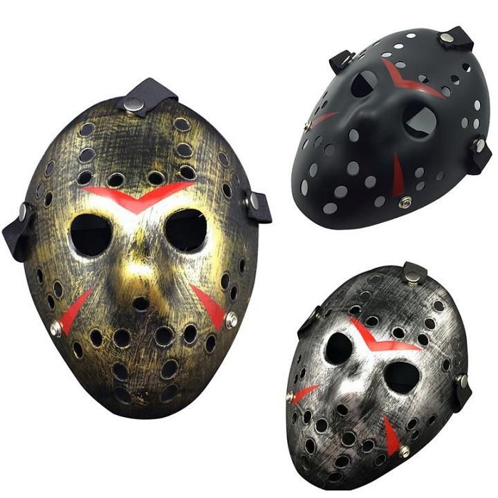 Mặt nạ Jason hóa trang Halloween leegoal Màu Bạc Lỗ tròn-s91