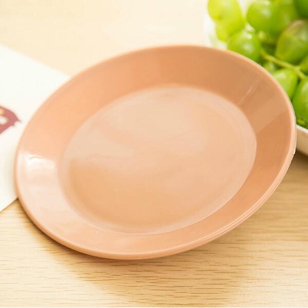 Đĩa nhựa đựng thức ăn nhiều màu 13cm