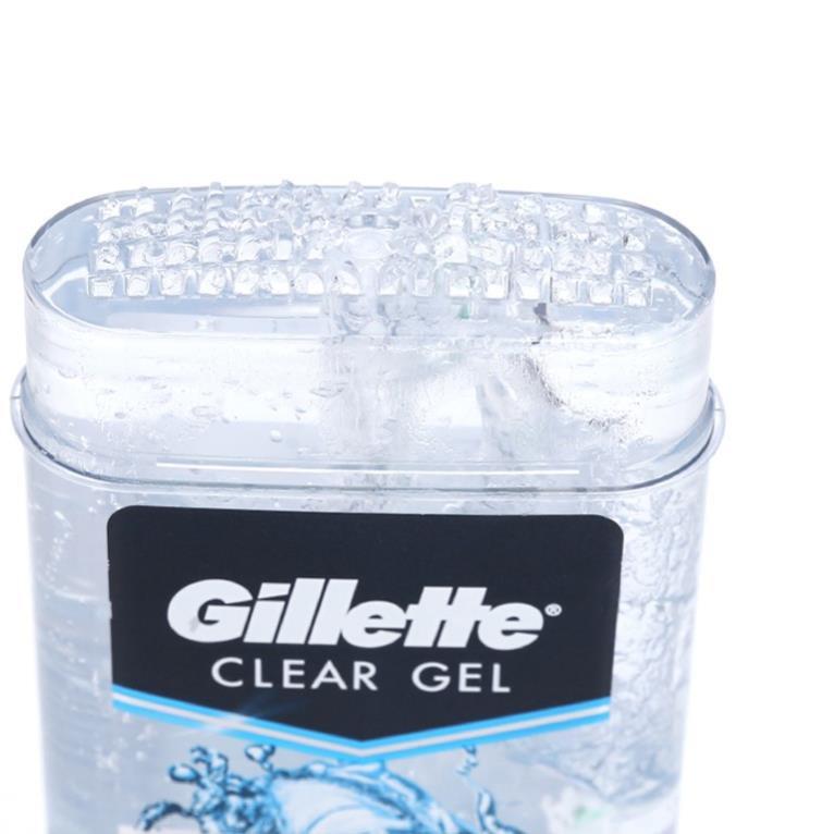 Lăn Khử Mùi Gillette Dạng Gel Arctic Ice Clear Gel 107g - Hàng USA - Actic Ice
