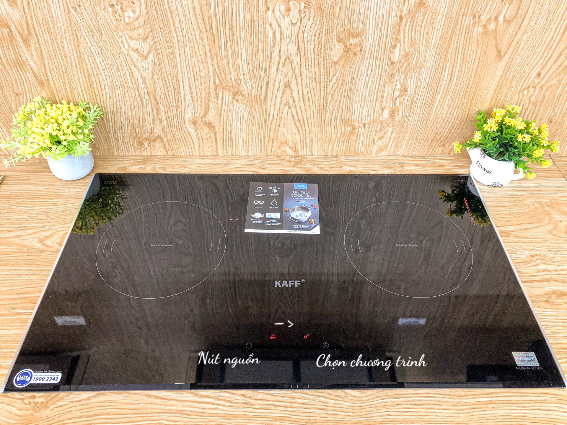 BẾP TỪ THÔNG MINH KAFF KF-LCD2IG. Hàng Chính Hãng