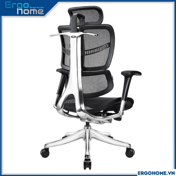 Ghế Văn Phòng Công thái học Ergonomic Vchair Evolution Ergohome, ghế làm việc thiết kế 3 lưng khung siêu chắc, chịu tải 150kg phù hợp cho người vóc dáng to cao, ngả sâu 130 độ, lưới chịu lực tốt - ERGOHOME