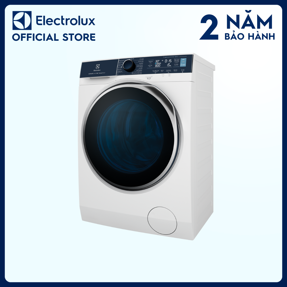 [Free Giao lắp] Máy giặt cửa trước Electrolux 10kg EWF1042Q7WB - Diệt 99.9% vi khuẩn, giặt sạch sâu, không cặn giặt tẩy, kết nối Wifi [Hàng chính hãng]