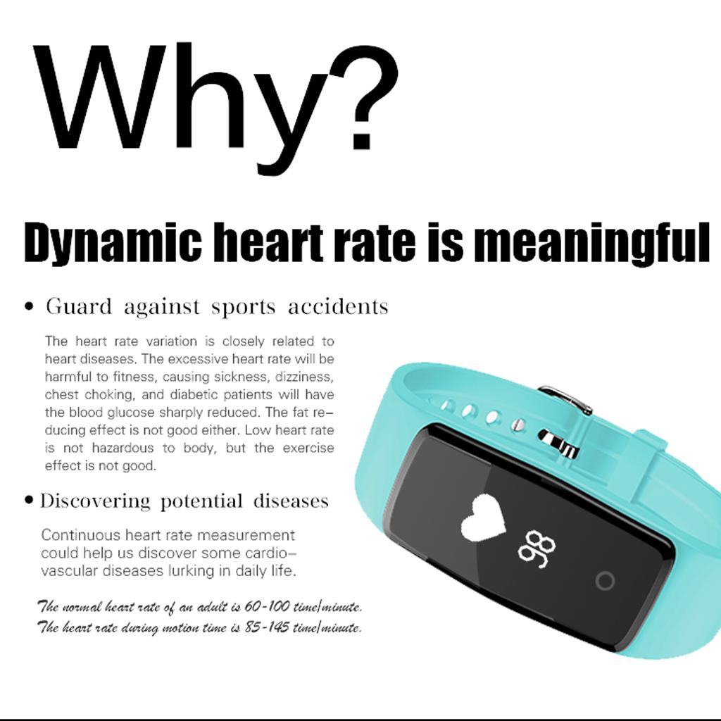Bluetooth Smart Watch Bracelet Heart Rate Sport Fitness Tracker Waterproof